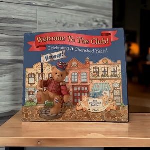 Cherished Teddies | Club ~ 5 years Anniversary ~ LANNY Figurine